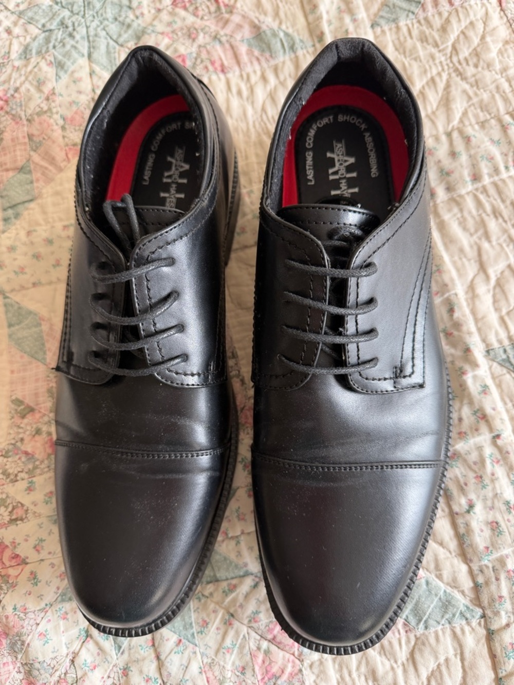 Classic Men's Black Lace-Up Dress Shoes